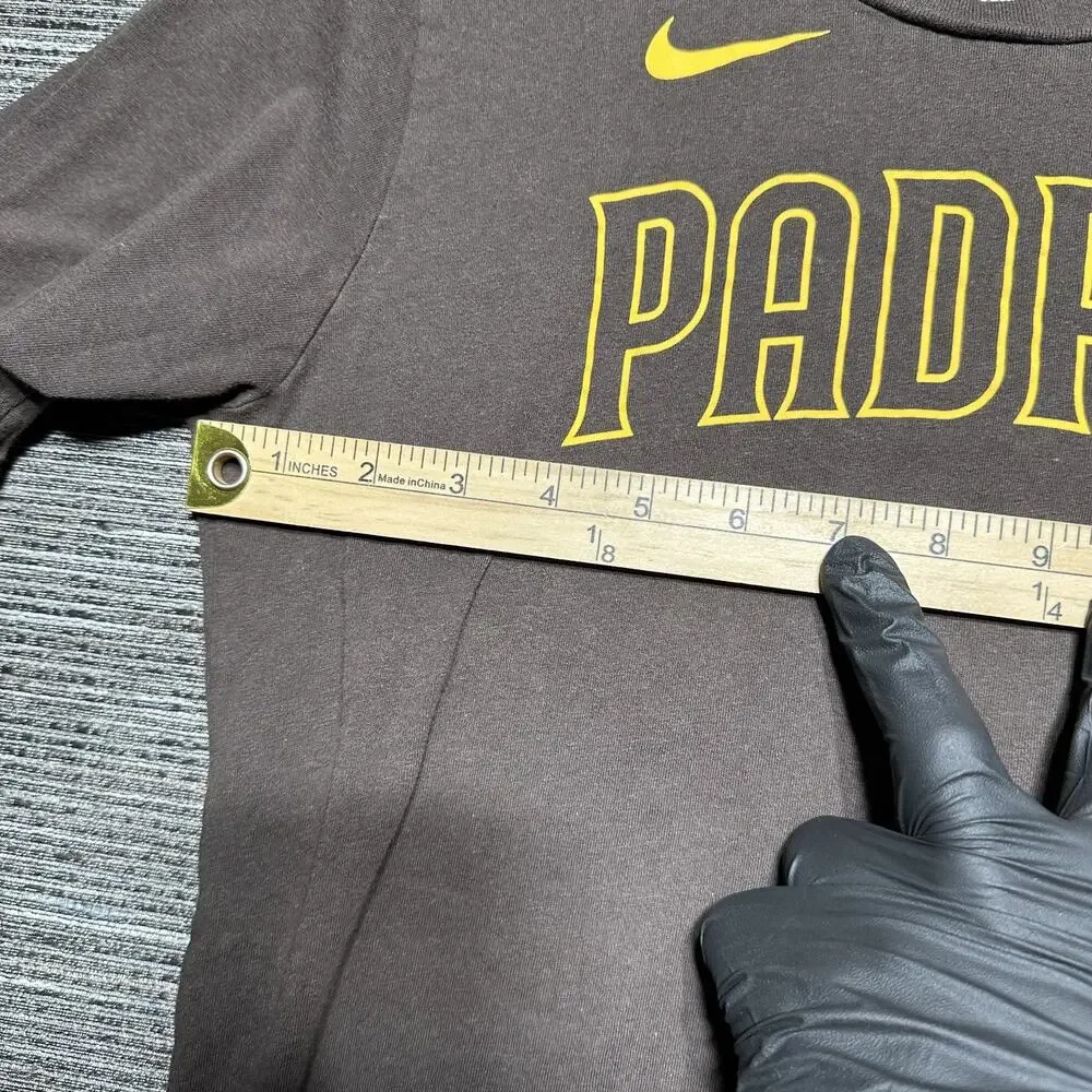 Padres Nike Shirt Youth L 14/16 Brown Short Sleeve Machado San Diego 13
